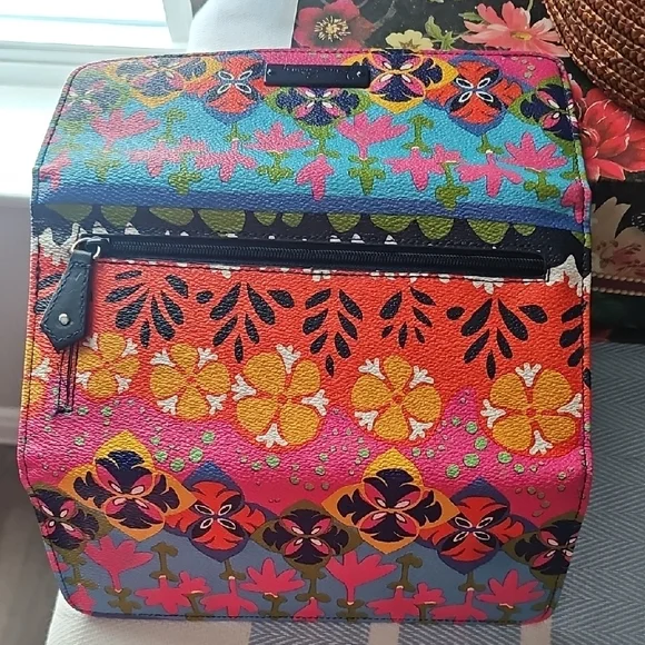 Vera Bradley Pink and Blue Floral Wallet - Picture 5 of 5